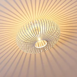 Plafonnier Ovari Blanc, 1 Lumiere