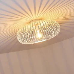 Plafonnier Ovari Blanc, 1 Lumiere