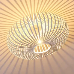 Plafonnier Ovari Blanc, 1 Lumiere