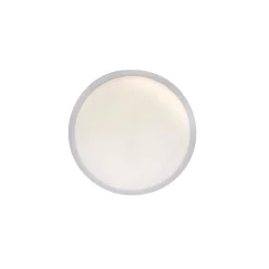Plafonnier Paul Neuhaus Q-Lenny Led Blanc, 1 Lumiere, Telecommandes, Changeur De Couleurs