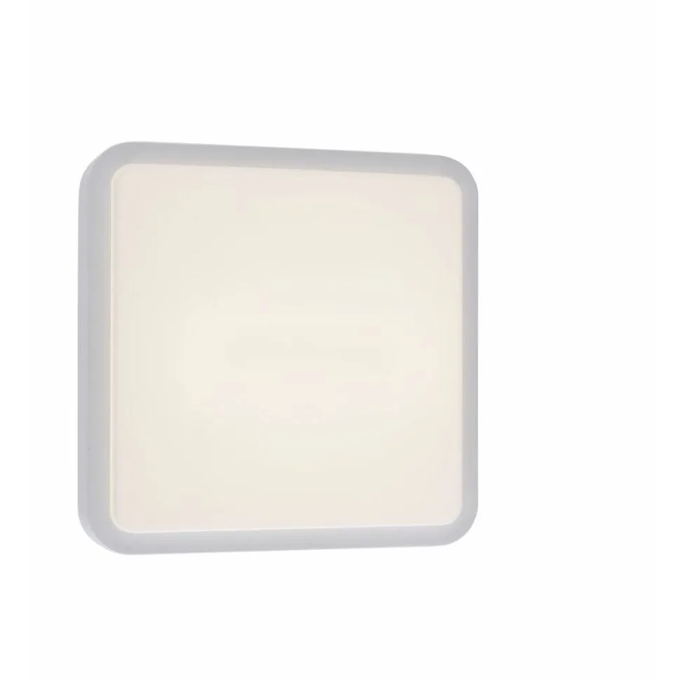 Plafonnier Paul Neuhaus Q-Lenny Led Blanc, 1 Lumiere, Telecommandes, Changeur De Couleurs