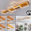 Plafonnier Pompu Led Blanc, 1 Lumiere
