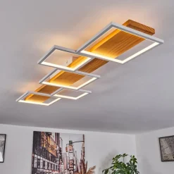 Plafonnier Pompu Led Blanc, 1 Lumiere