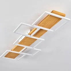 Plafonnier Pompu Led Blanc, 1 Lumiere