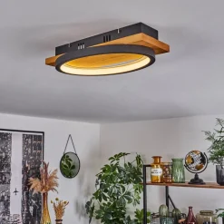Plafonnier Pompu Led Ecru, 1 Lumiere