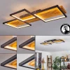 Plafonnier Pompu Led Noir, 1 Lumiere