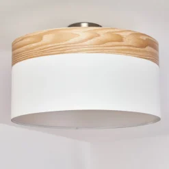 Plafonnier Pontresina Nickel Mat, 3 Lumieres
