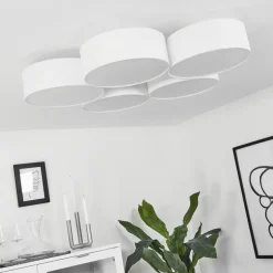Plafonnier Purus Led Blanc, 1 Lumiere