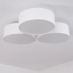 Plafonnier Purus Led Blanc, 1 Lumiere