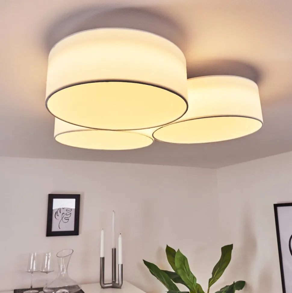 Plafonnier Purus Led Blanc, 1 Lumiere