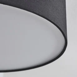 Plafonnier Purus Led Noir, 1 Lumiere
