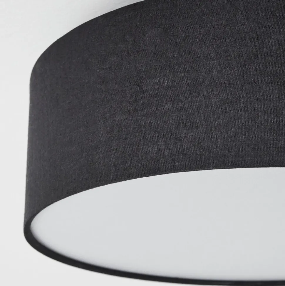 Plafonnier Purus Led Noir, 1 Lumiere