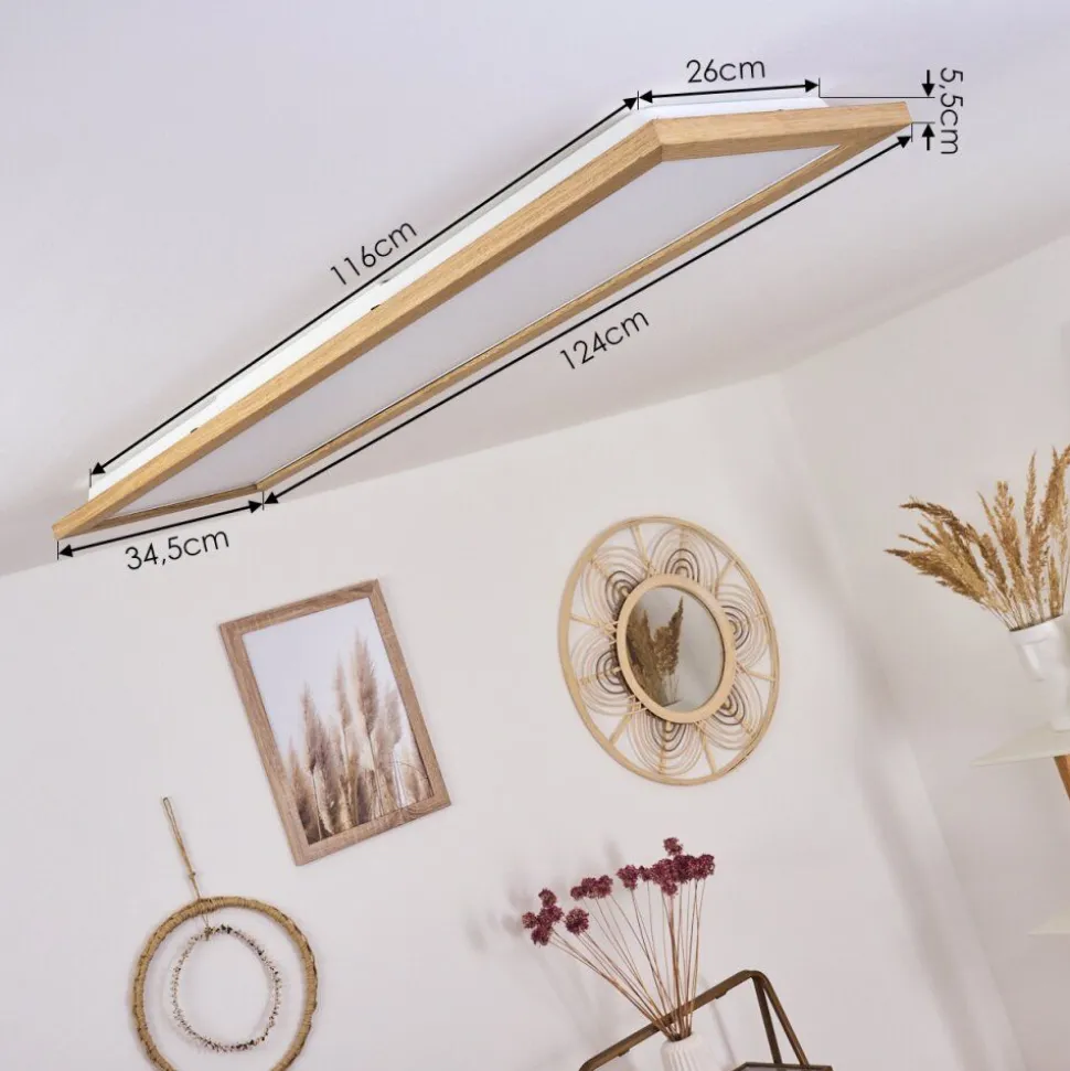 Plafonnier Raimea Led Blanc, 1 Lumiere
