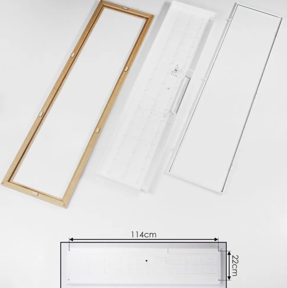 Plafonnier Raimea Led Blanc, 1 Lumiere