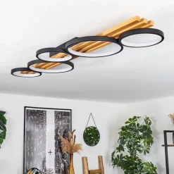 Plafonnier Rodekro Led Ecru, Noir, 1 Lumiere