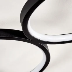 Plafonnier Rodekro Led Noir, 1 Lumiere