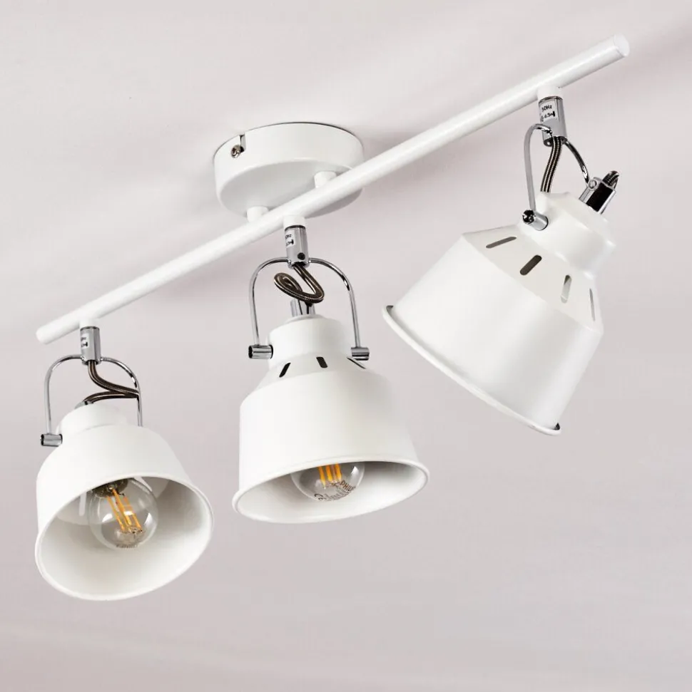 Plafonnier Safari Blanc, 3 Lumieres