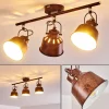 Plafonnier Safari Rouille, 3 Lumieres