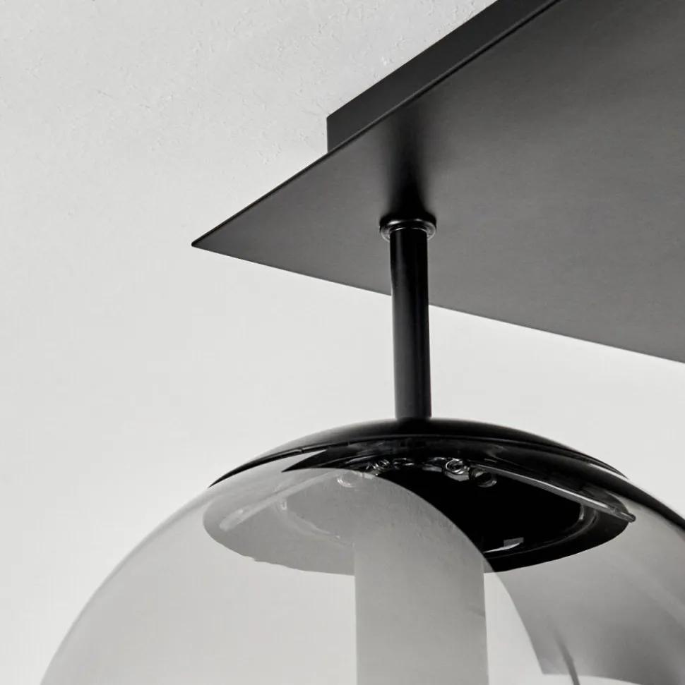 Plafonnier Salamonde Noir, 5 Lumieres
