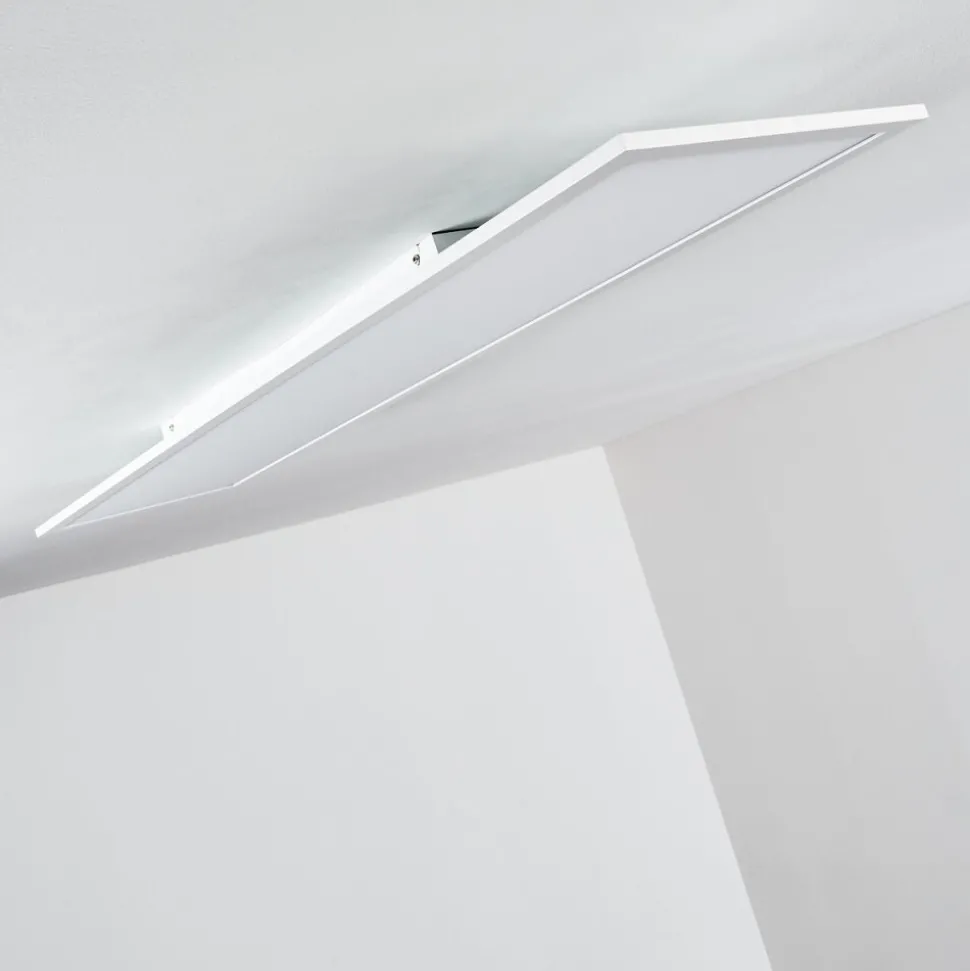 Plafonnier Salmi Led Blanc, 1 Lumiere
