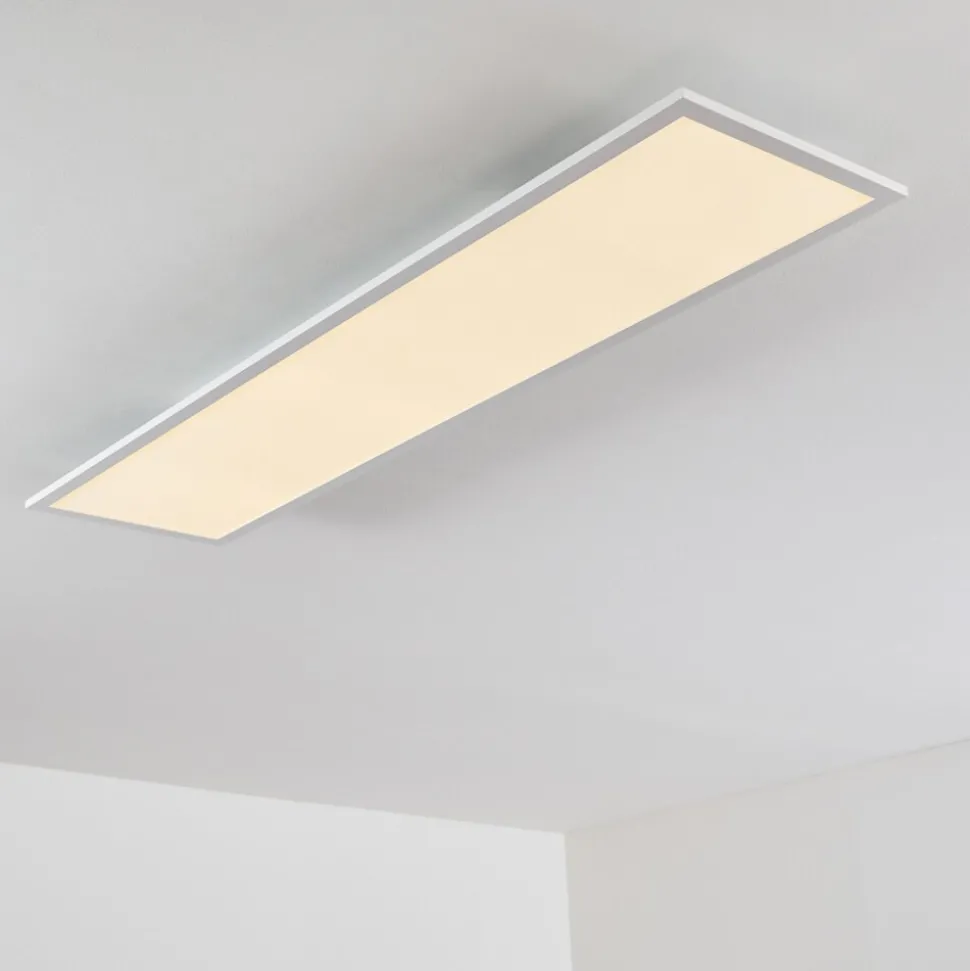 Plafonnier Salmi Led Blanc, 1 Lumiere