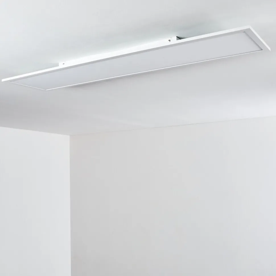 Plafonnier Salmi Led Blanc, 1 Lumiere