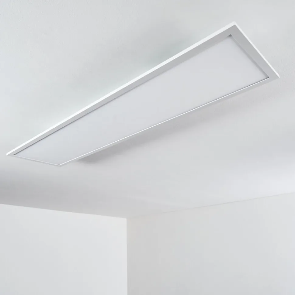 Plafonnier Salmi Led Blanc, 1 Lumiere