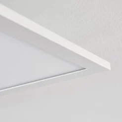 Plafonnier Salmi Led Blanc, 1 Lumiere