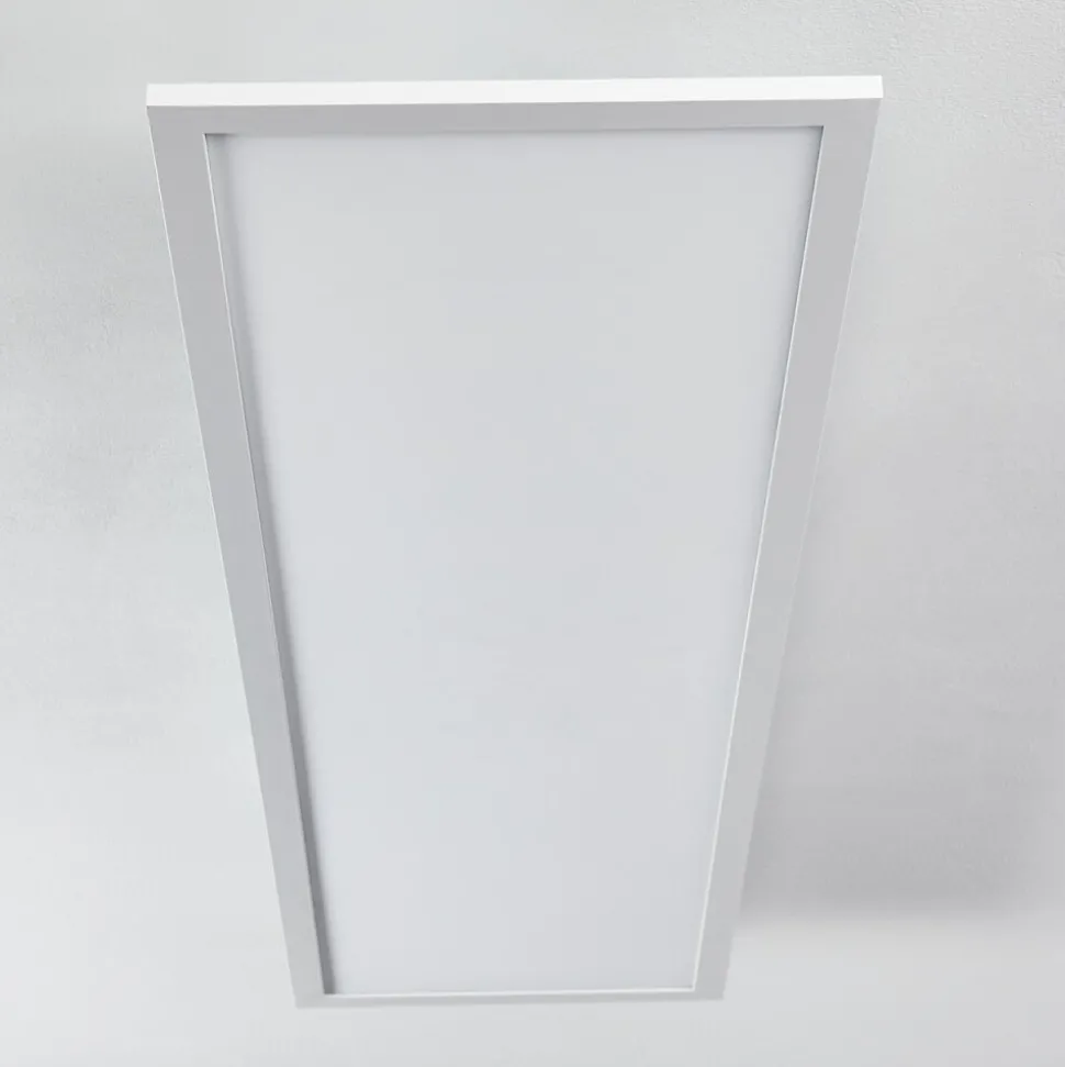 Plafonnier Salmi Led Blanc, 1 Lumiere, Telecommandes