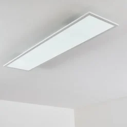 Plafonnier Salmi Led Blanc, 1 Lumiere, Telecommandes