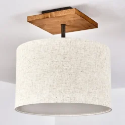 Plafonnier Shiburg Bois Clair, 1 Lumiere