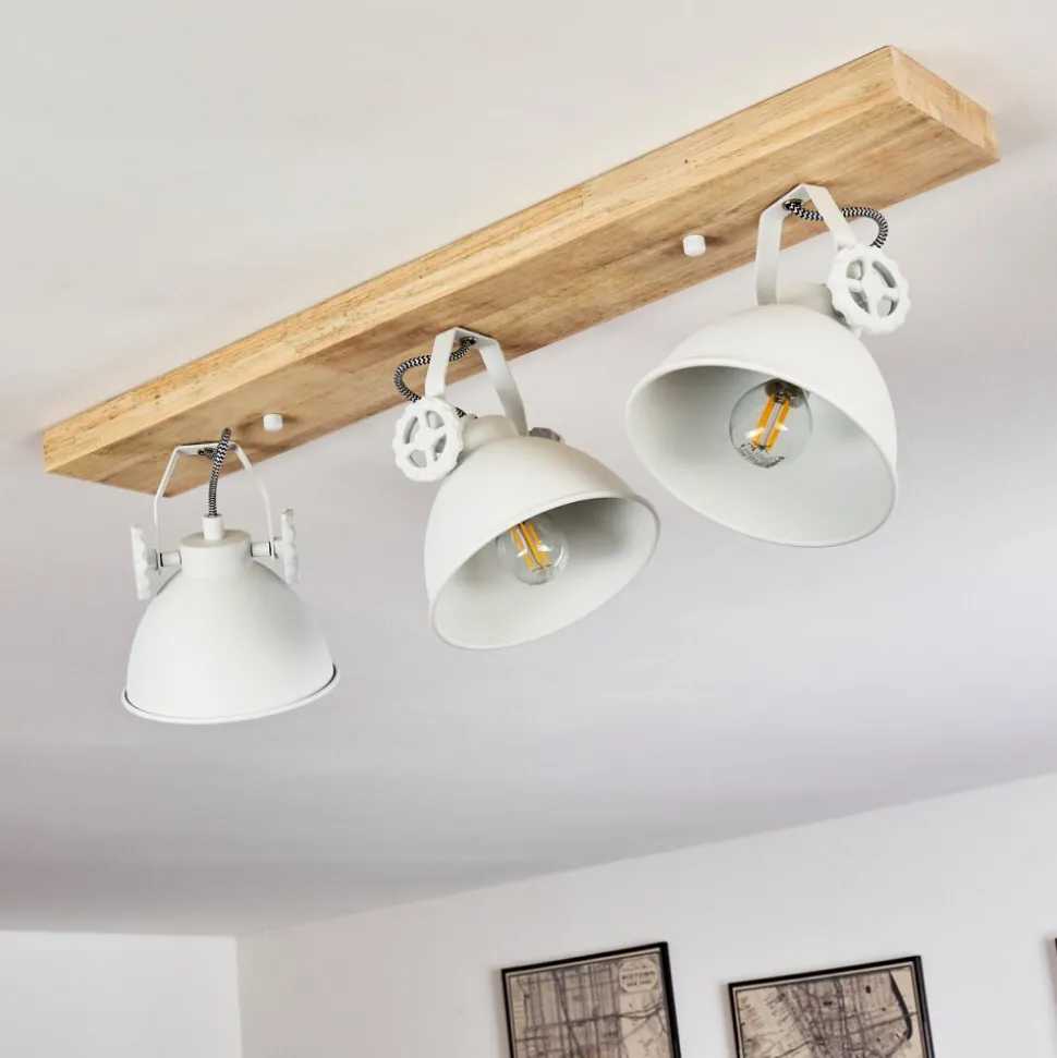 Plafonnier Svanfolk Brun, Blanc, 3 Lumieres