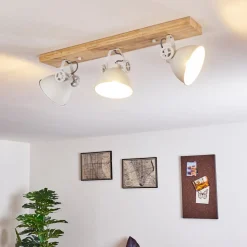 Plafonnier Svanfolk Brun, Blanc, 3 Lumieres