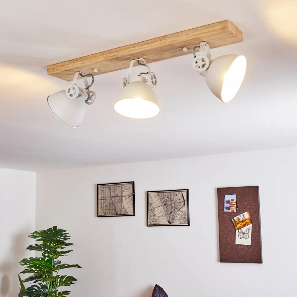 Plafonnier Svanfolk Brun, Blanc, 3 Lumieres
