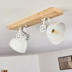 Plafonnier Svanfolk Brun, Blanc, 2 Lumieres