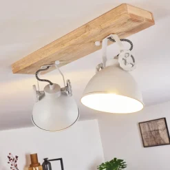 Plafonnier Svanfolk Brun, Blanc, 2 Lumieres