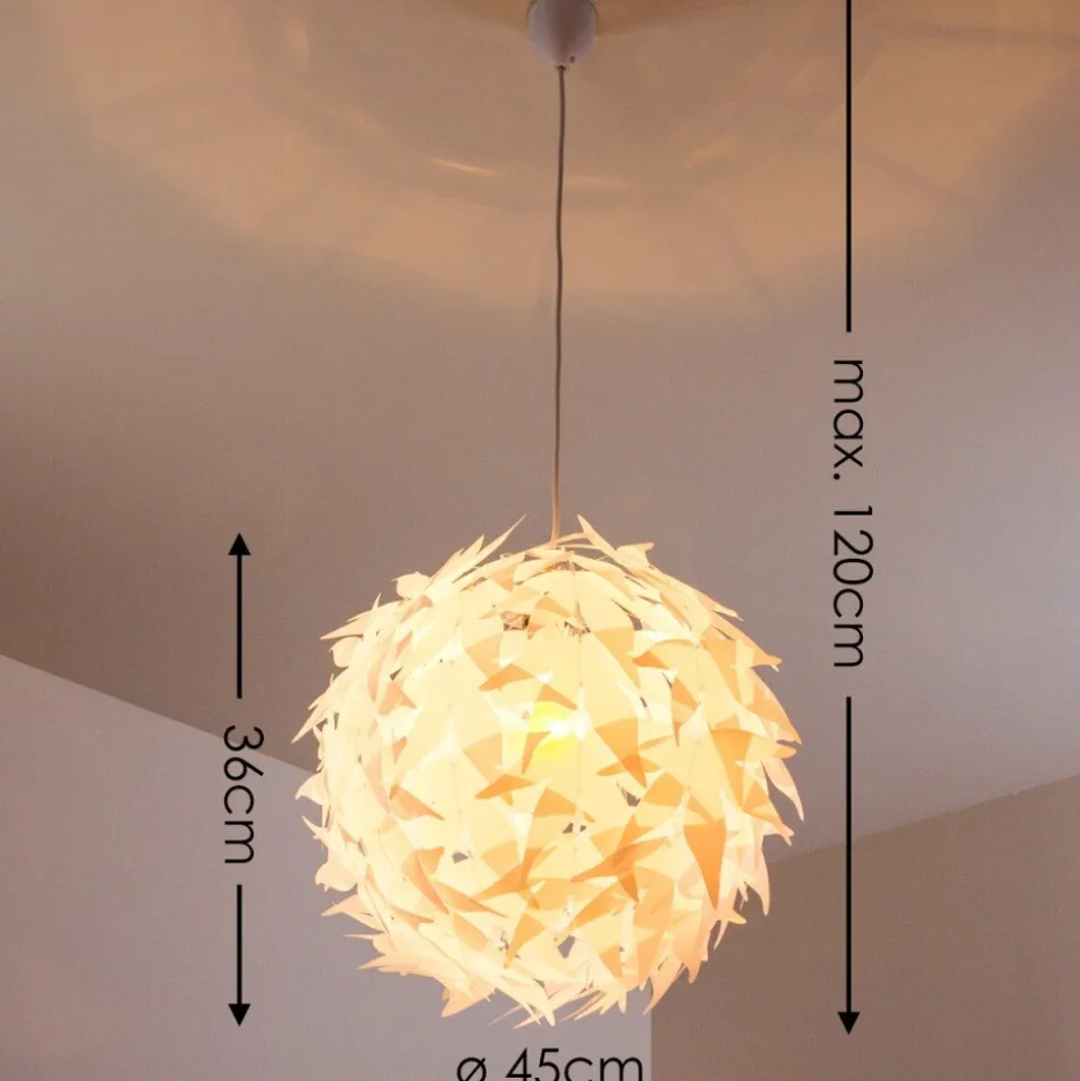 Plafonnier Tavani Blanc, 1 Lumiere