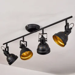 Plafonnier Tita Noir, 4 Lumieres