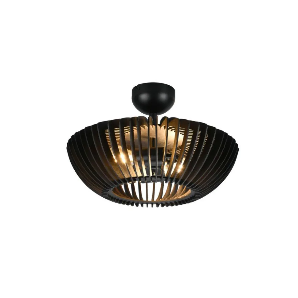 Plafonnier Trio Colino Noir, 2 Lumieres