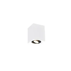 Plafonnier Trio Cookie Noir, Blanc, 1 Lumiere