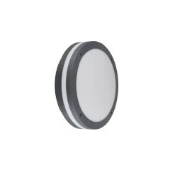 Plafonnier Trio Piave Led Anthracite, 1 Lumiere, Detecteur De Mouvement