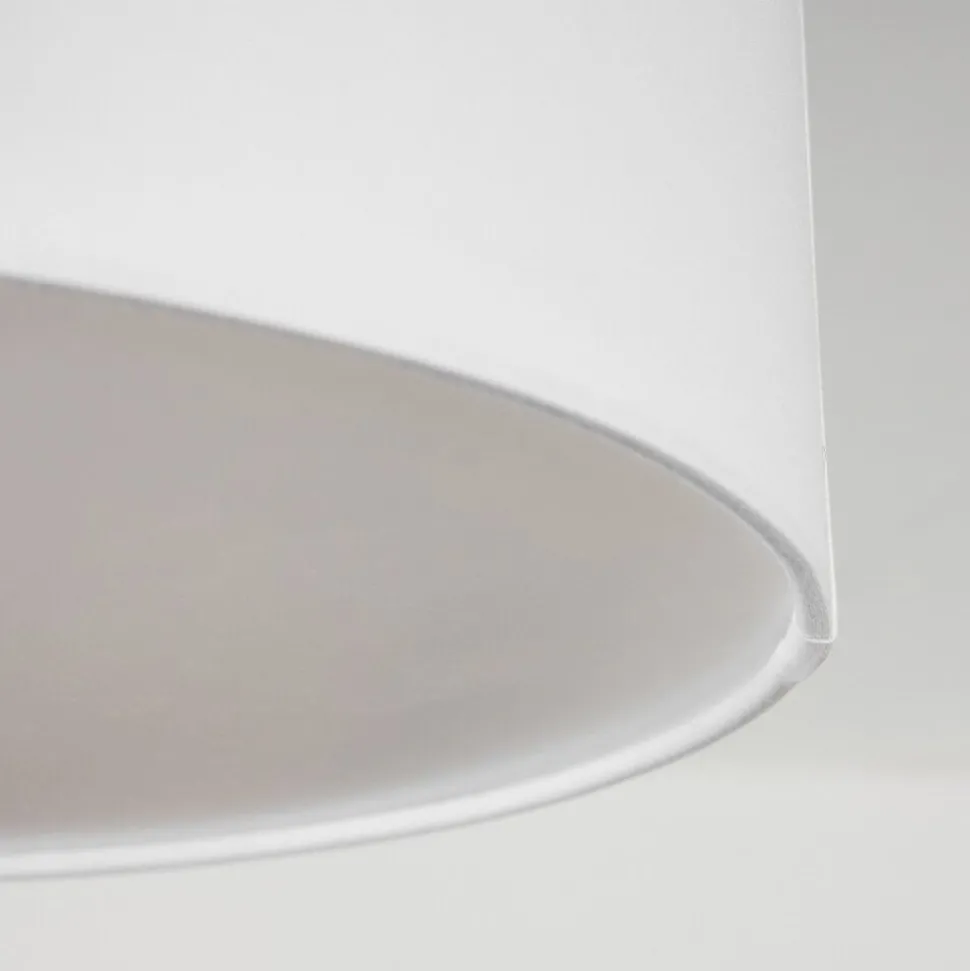 Plafonnier Trisett Gris, Noir, Blanc, 4 Lumieres