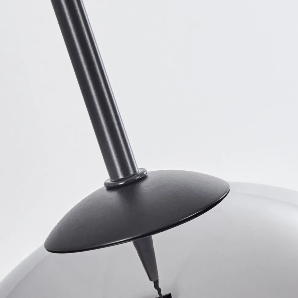 Plafonnier Verre 20 Cm Koyoto Chrome, Fume, 4 Lumieres