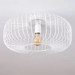 Plafonnier Wemude Blanc, 1 Lumiere