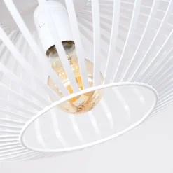 Plafonnier Wemude Blanc, 1 Lumiere