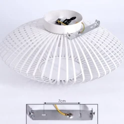 Plafonnier Wemude Blanc, 1 Lumiere