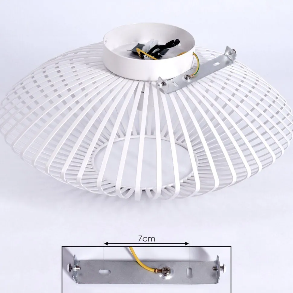 Plafonnier Wemude Blanc, 1 Lumiere