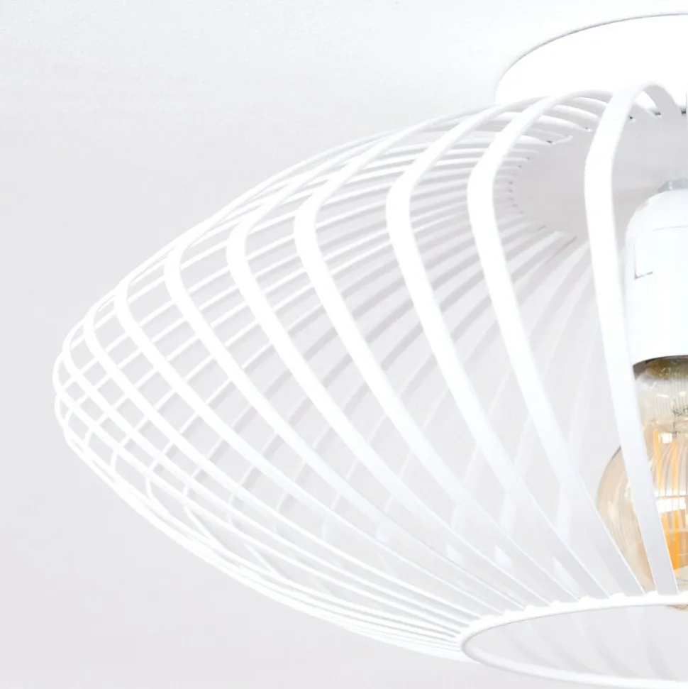 Plafonnier Wemude Blanc, 1 Lumiere