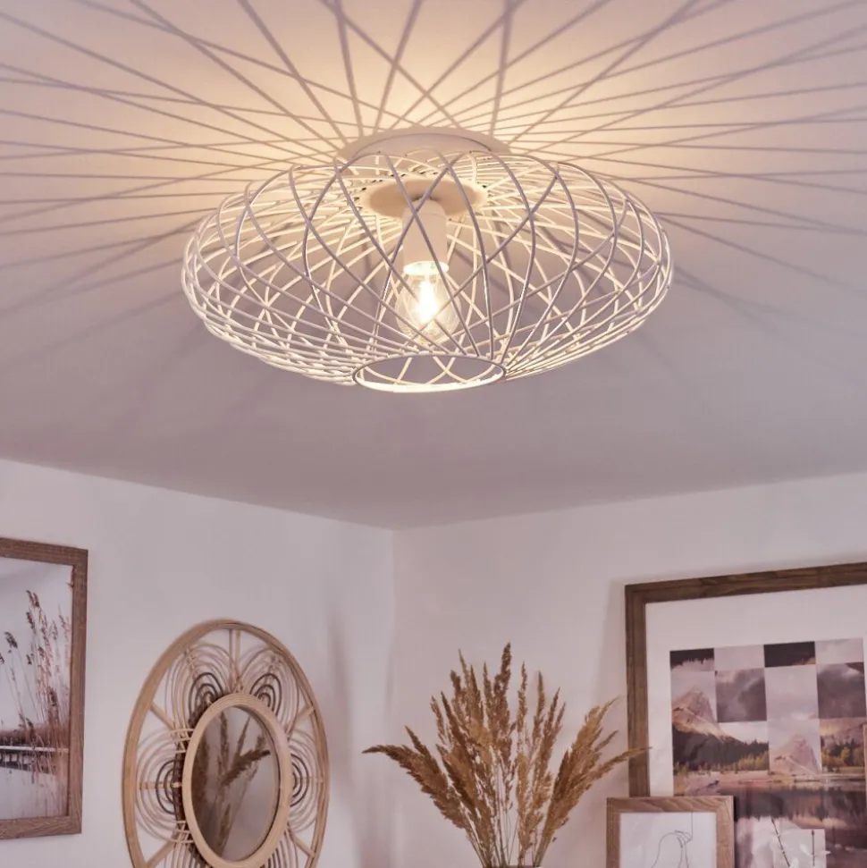 Plafonnier Wemude Blanc, 1 Lumiere