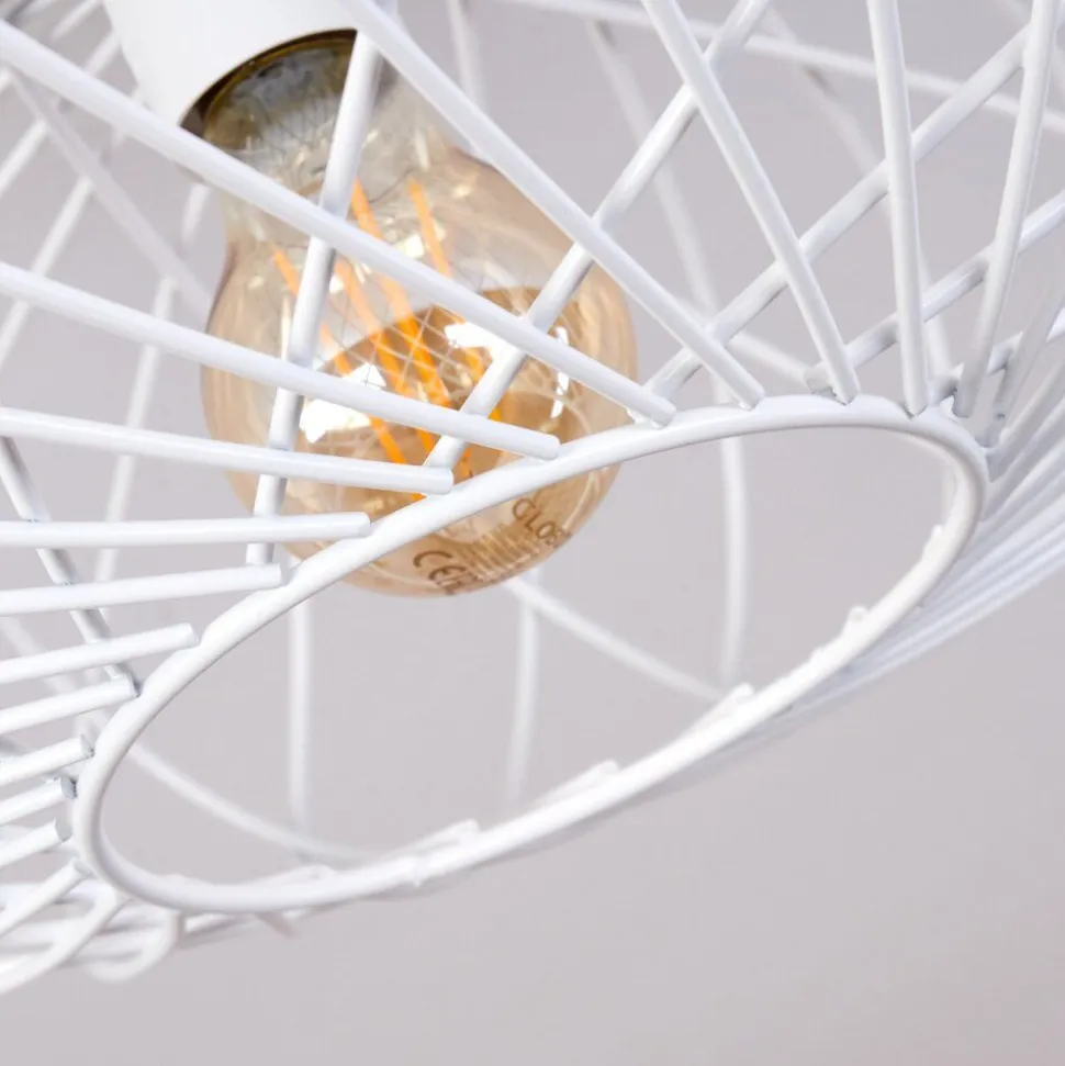 Plafonnier Wemude Blanc, 1 Lumiere